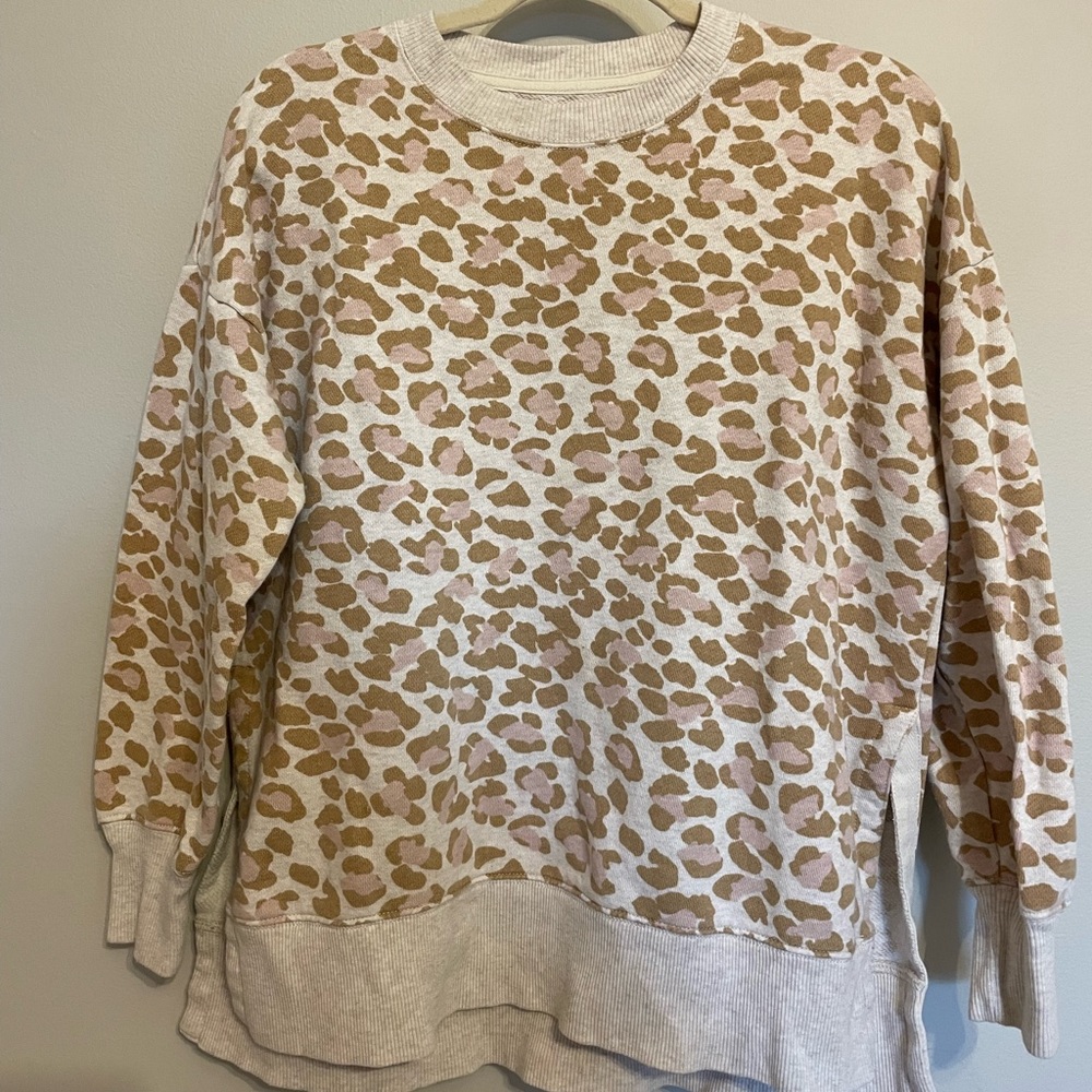 Aerie Leopard crewneck
